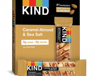 KIND Healthy Snack Bar (Caramel Almond & Sea Salt) 12 Count Only $8.24!
