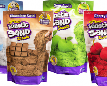 Kinetic Sand Scents 4 Pack (Cherry, Apple, Chocolate & Vanilla) Only $7.61! (Reg $19.97)