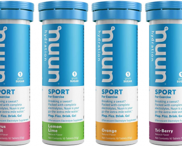Nuun Sport Hydration Supplement (4 Tubes) Only $10.87 Shipped!