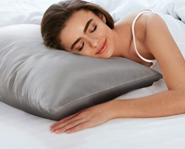Bedsure Satin Pillowcase for Hair and Skin 2 Pack Only $6.50! Today Only Deal!