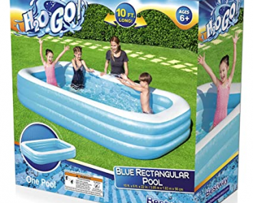 Bestway H2OGO 10ft x 6ft Inflatable Pool Only $21.99! (FREE Shipping for Prime Members)