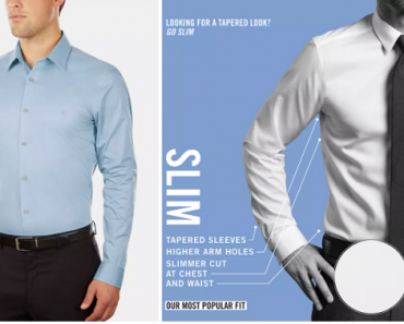 Calvin Klein Men’s Slim-Fit Stretch Flex Collar Dress Shirt Only $16.99! (Reg. $69)