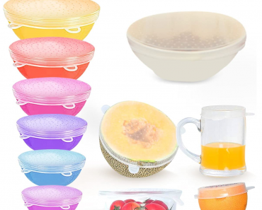 Silicone Stretch Lids (12 Pack) Reusable Only $6.99! (Reg $13.99)