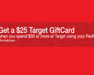 Target RedCard Holders: FREE $25 Target Gift Card with $50 Purchase!
