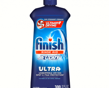 Finish Jet-Dry Ultra Rinse Aid Dishwasher Rinse Agent and Drying Agent Only $6.98! (Reg. $11)