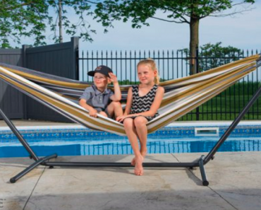 Vivere Double Hammock with Stand for Only $55.99 Shipped! (Reg. $150)