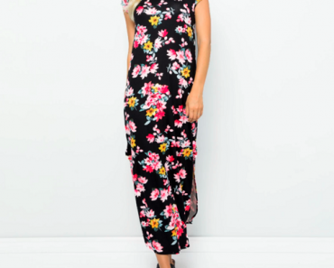 Fall Floral Maxi Dress | S-2X (Multiple Colors) Only $15.99 Shipped! (Reg. $42.99)