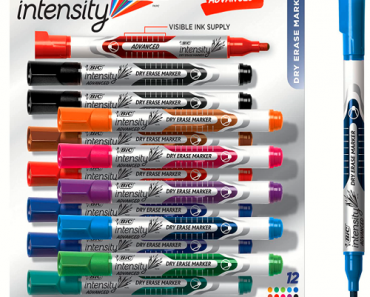 BIC Intensity Advanced Dry Erase Marker Assorted Colors 12-Count Only $6.42 Shipped! (Reg. $16.80)