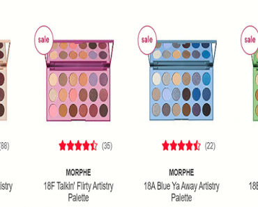 Morphe Eyeshadow Palettes Only $12!! (Reg. $20)
