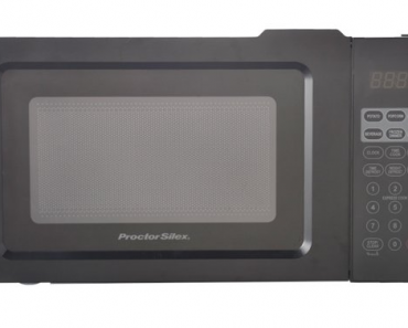 Proctor Silex 0.7 Cu.ft Black Digital Microwave Oven – Just $35.00!