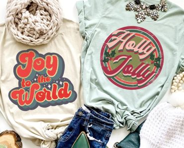 Retro Christmas Tees – Only $17.99!