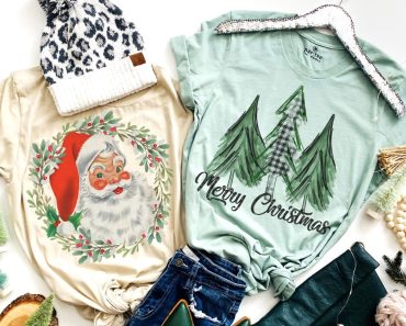Throwback Christmas Soft Print Tees – Only $18.99!