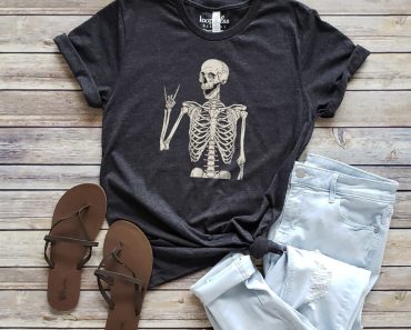 Spooky, Scary Skeleton Tees – Only $19.99!