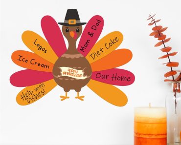 Thanksgiving Dry Erase Decal Sticker Decorations – Only $7.99!