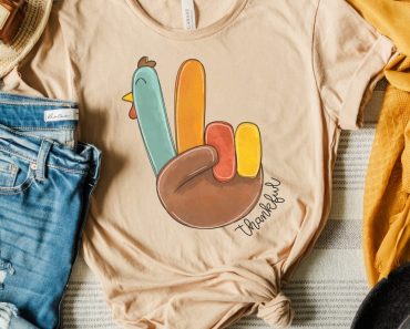 Gobble Gobble Turkey Day Soft Printed Tees – Only $17.99!