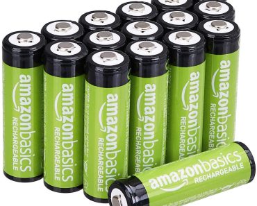 Amazon Basics 16-Pack AA Rechargeable Batteries – Only $18.39!