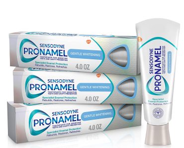 Sensodyne Pronamel Gentle Teeth Whitening Enamel Toothpaste for Sensitive Teeth (Pack of 3) – Only $10.79!