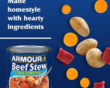 Armour Star Classic Homestyle Beef Stew, 20 oz. (Pack of 12) – Only $18!
