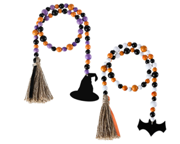 Halloween Wooden Bead Garland – 2 Pieces – Just $15.99!