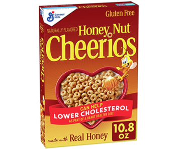 Honey Nut Cheerios, Gluten Free Cereal With Oats, 10.8 Oz – Just $1.69!