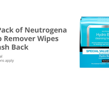 Awesome Freebie! Get FREE Neutrogena Makeup Remover Wipes at Walmart from TopCashBack!