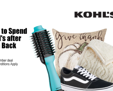 Awesome Freebie! Get a FREE $25 to spend at Kohl’s from TopCashBack!
