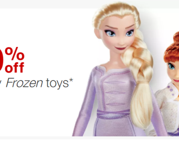 Target: Take 30% off Disney Frozen Toys! Today Only!