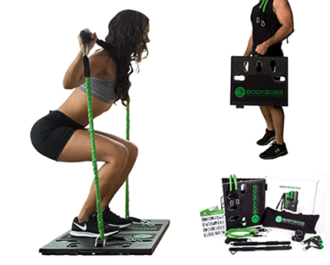 BodyBoss Home Gym 2.0 – Full Portable Gym Home Workout Package – Just $96.99!