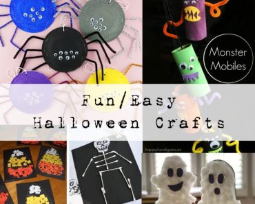 5 Fun/Easy Halloween Crafts to Do With Your Kids!
