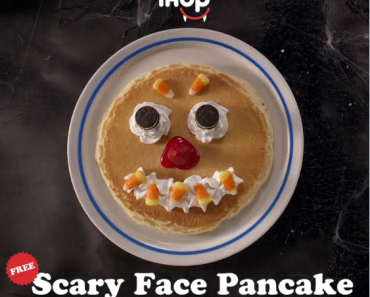 FREE Scary Face Pancakes At IHOP On Halloween!