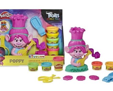 Play-Doh Trolls World Tour Rainbow Hair Poppy Only $11.97!