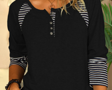 Casual Light Striped Top (Multiple Colors) Only $24.99 Shipped! (Reg. $50)
