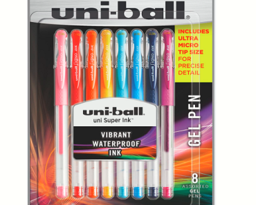 Uniball Gel Pens with Ultra Micro-Point 8 Pack Only $4.99! (Reg. $11.32)