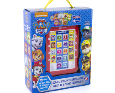 Paw Patrol Electronic Reader and 8-Book Library Only $14.99! (Reg. $33)