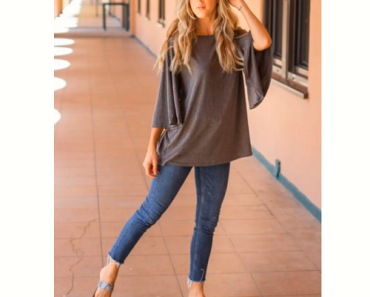 Solid Austin Top (Multiple Colors) Only $18.99 + FREE Shipping! (Reg. $36.99)