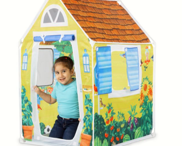 Melissa & Doug Cozy Cottage Fabric Play Tent with Storage Tote Only $20! (Reg. $50)