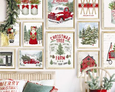 Cozy Christmas Art Prints – Only $7.97!