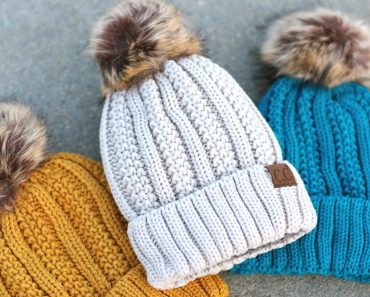 CC Bold Faux Fur Accented Beanie – Only $19.99!