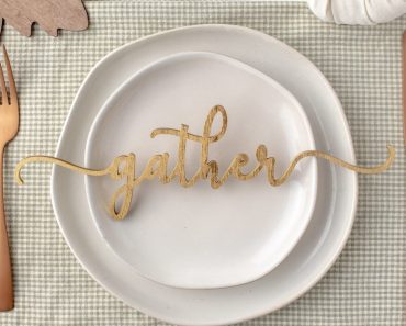 Script Table Place Setting Words (Pack of 4) – Only $19.95!