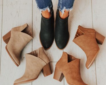 Elliot Side Cut Out Booties – Only $34.99!