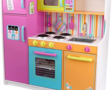 KidKraft Deluxe Big and Bright Wooden Play Kitchen – Only $109.99!