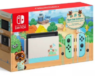 IN STOCK! Nintendo Switch Animal Crossing: New Horizons Edition Bundle Only $299.99 Shipped!