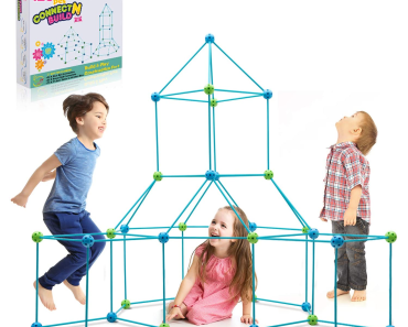 Kids Fort Building Kit (120 Pieces) Only $29.74! (Reg $41.99)