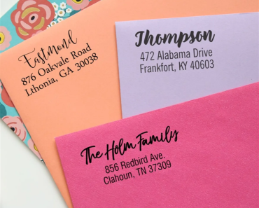 Personalized Self Inking Stamps Only $19.99 Shipped! (Perfect For Holiday Cards)