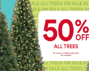Michaels Christmas Tree Sale! Save 50% Off Artificial Christmas Trees!