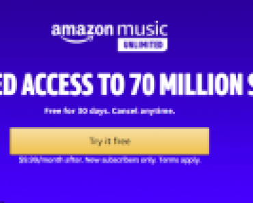 FREE 3 Month Trial of Amazon Music