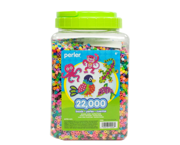 Perler Beads 22,000 Count Bead Jar Multi-Mix Colors – Just $16.67!