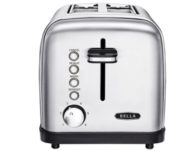 Bella Classics 2-Slice Wide-Slot Toaster – Just $14.99!