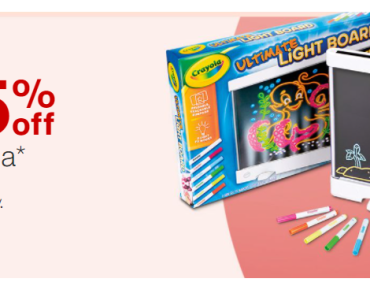 Target Daily Deal: Take 25% off Crayola! Fun Stocking Stuffer Ideas!