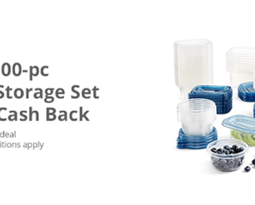 Awesome Freebie! Get a FREE 100 Piece Food Storage Set at Macy’s from TopCashBack!